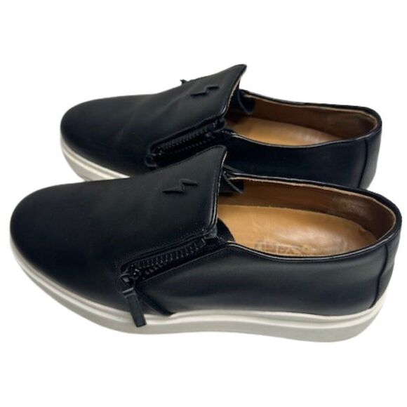 Giuseppe Zanotti Women's Black Fashion Sneakers with zip sides in Size 10 US - Picture 8 of 13